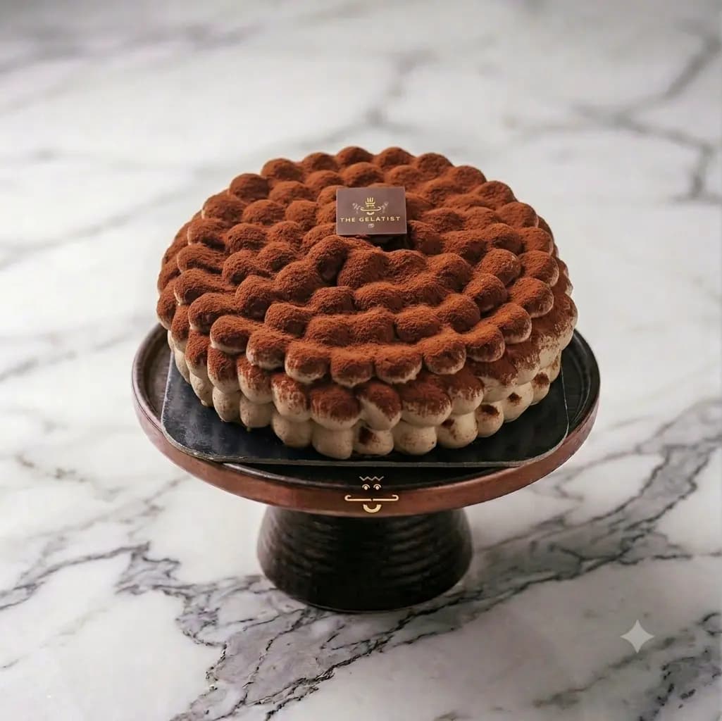 Tiramisù Classic — signature gelato cake available for pickup in Sandy Springs, Atlanta