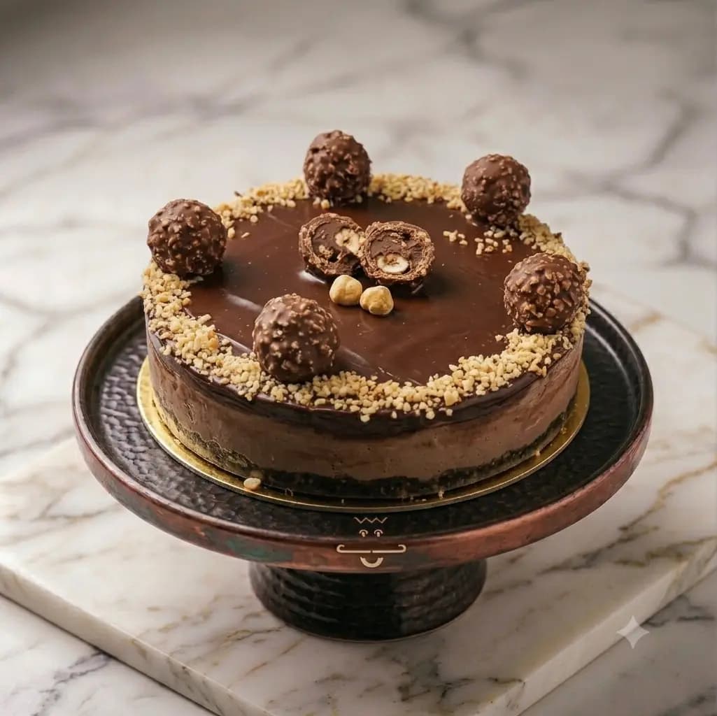 Ferrero Hazelnut — signature gelato cake available for pickup in Sandy Springs, Atlanta